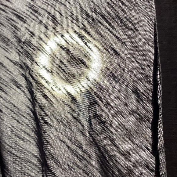 Poof grey long-sleeve sheer shirt - Picture 14 of 16